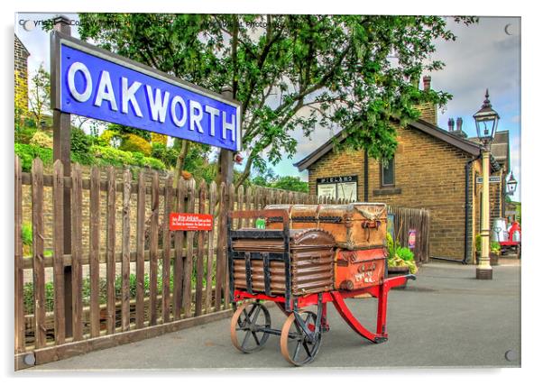 Oakworth Station 3 Acrylic by Colin Williams Photography