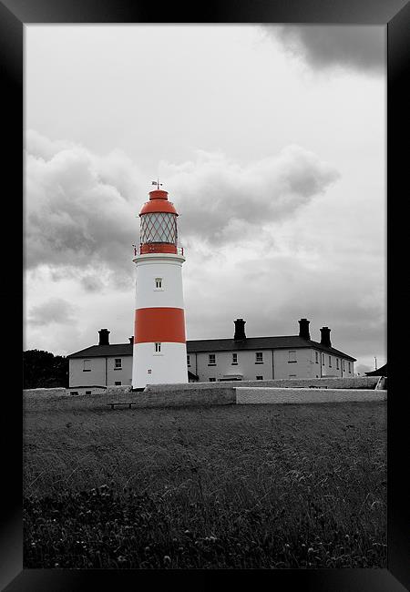 souter lighthouse Framed Print by Northeast Images