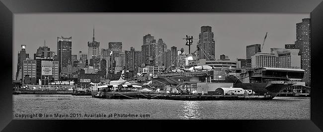Pier 86 New York Framed Print by Iain Mavin