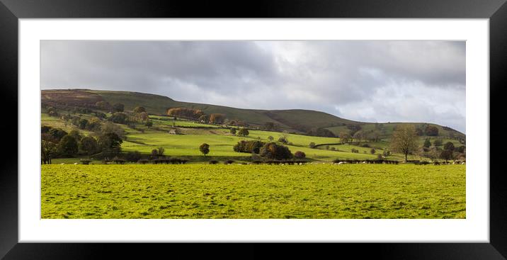 Hope Valley panorama Framed Mounted Print by Jason Wells