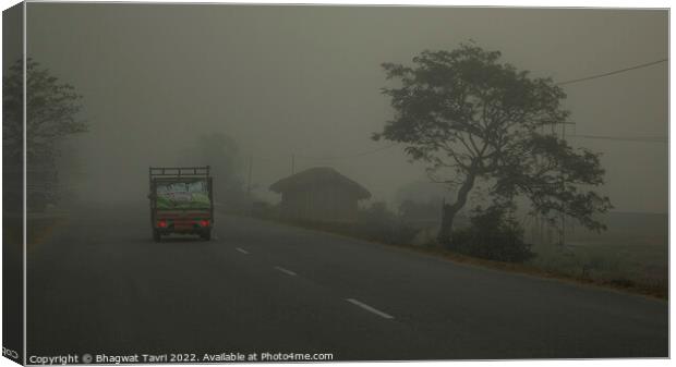 A Misty Morning... Canvas Print by Bhagwat Tavri