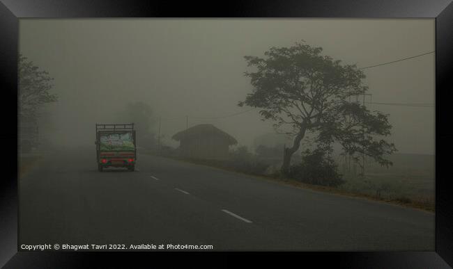 A Misty Morning... Framed Print by Bhagwat Tavri