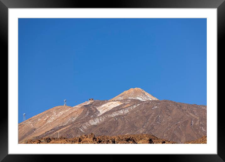 Mount Teide peak Tenerife Framed Mounted Print by Phil Crean