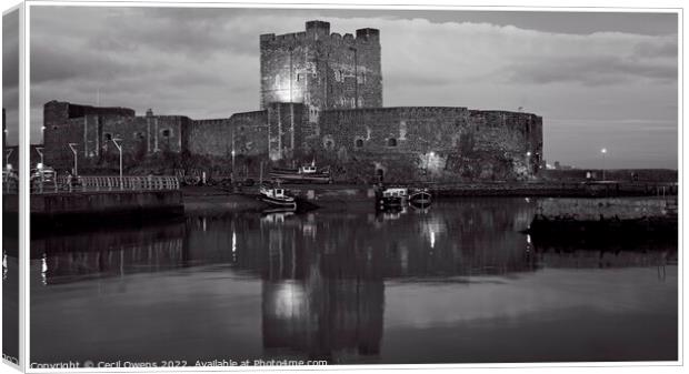 Carrickfergus Castle Canvas Print by Cecil Owens