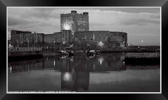 Carrickfergus Castle Framed Print by Cecil Owens