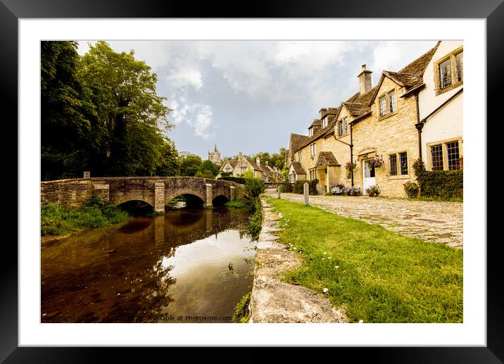 Castle Combe Framed Mounted Print by john english