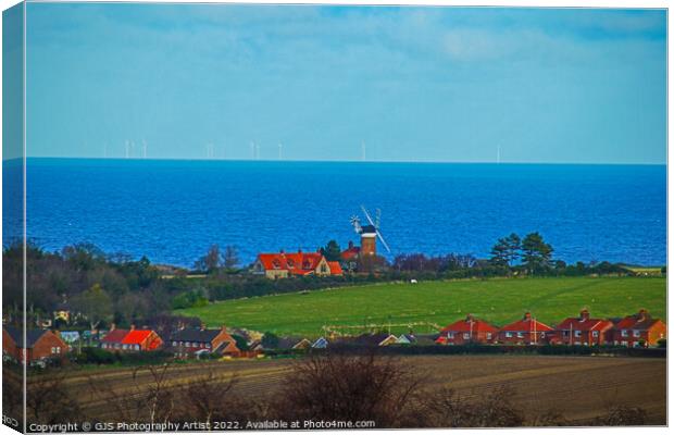 Weybourne Windmill  Canvas Print by GJS Photography Artist