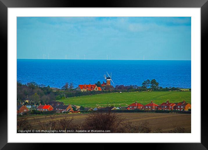 Weybourne Windmill  Framed Mounted Print by GJS Photography Artist