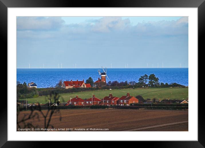 Weybourne Windmill  Framed Mounted Print by GJS Photography Artist