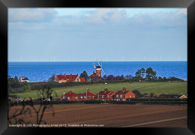 Weybourne Windmill  Framed Print by GJS Photography Artist