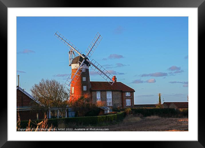 Weybourne Windmill Norfolk Coast Framed Mounted Print by GJS Photography Artist