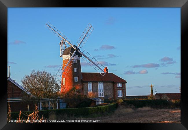 Weybourne Windmill Norfolk Coast Framed Print by GJS Photography Artist