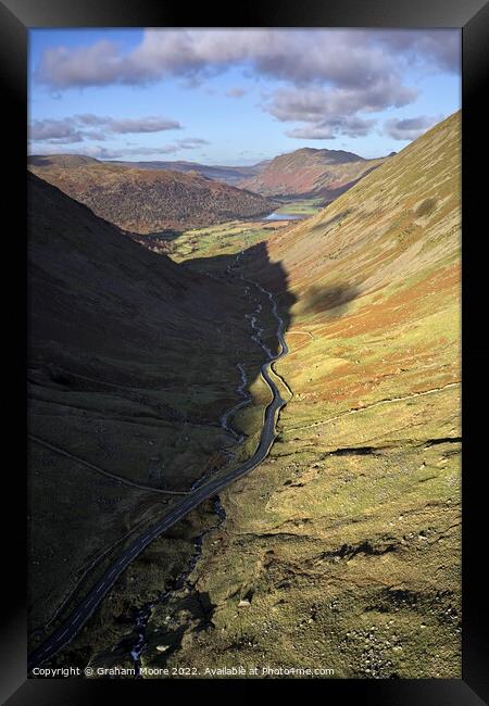Kirkstone Pass and Brotherswater Framed Print by Graham Moore