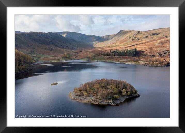 Haweswater and Riggindale Framed Mounted Print by Graham Moore