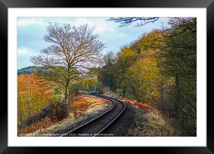 Twisting Tracks  Framed Mounted Print by GJS Photography Artist