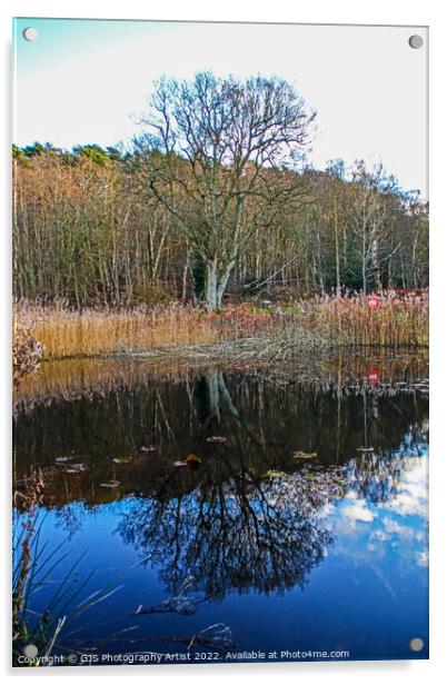 Reflections in the Pond Acrylic by GJS Photography Artist