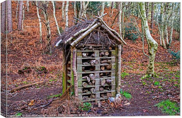 Insect Hotel Pardiseo Canvas Print by GJS Photography Artist