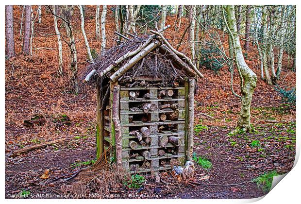 Insect Hotel Pardiseo Print by GJS Photography Artist