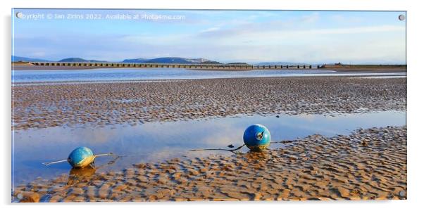 Arnside Viaduct Acrylic by Ian Zirins