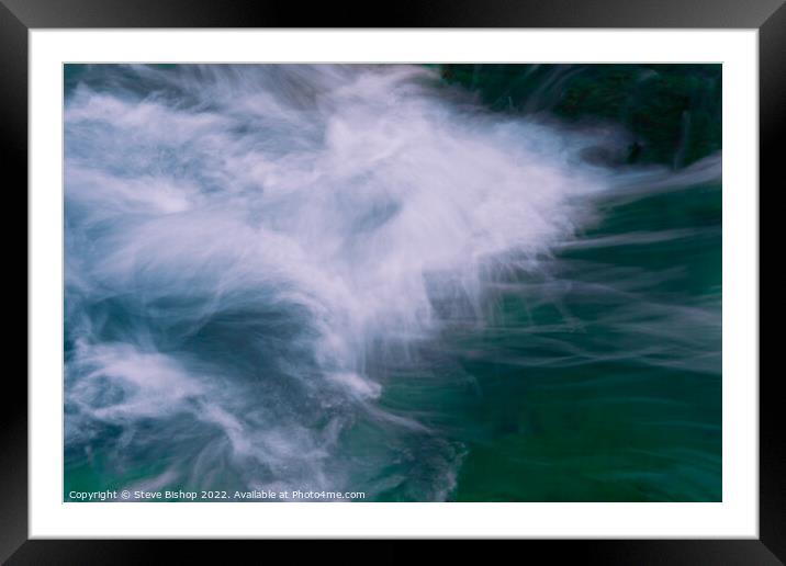 Morlanow - high tide. Framed Mounted Print by Steve Bishop