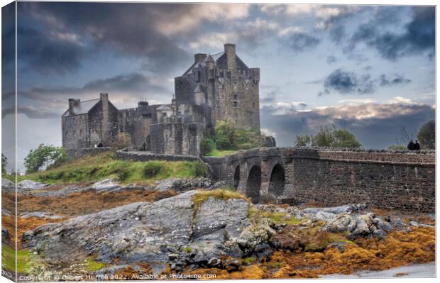Scotland's Timeless Eilean Donan Castle Canvas Print by Gilbert Hurree