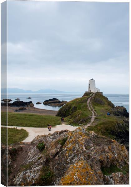 Twr Mawr lighthouse Canvas Print by Christopher Keeley