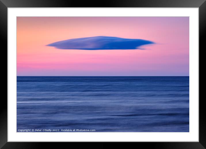 Alien Cloud Framed Mounted Print by Peter O'Reilly
