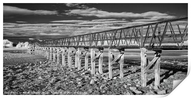 Lossiemouth Old Bridge Print by Peter O'Reilly