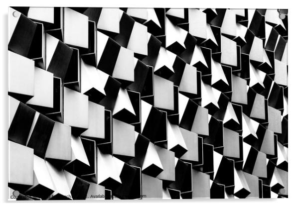 Bold and Geometric Architecture Acrylic by David McGeachie