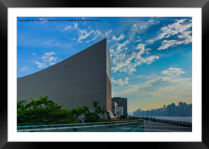 Hong Kong Cultural Centre Framed Mounted Print by Stuart C Clarke