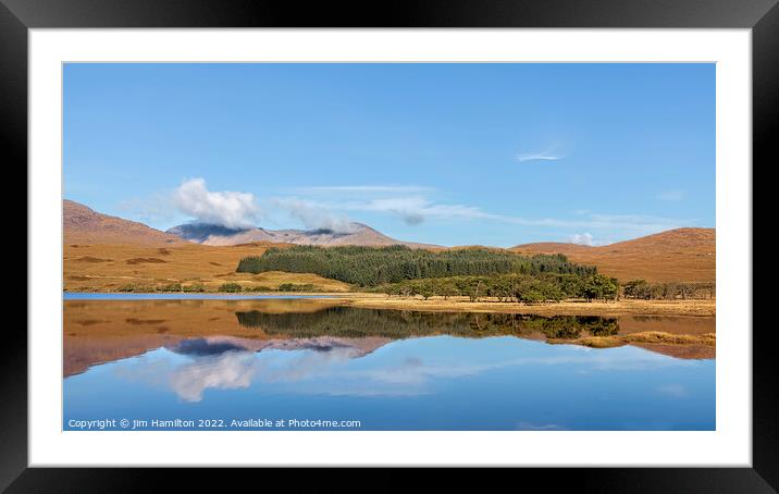 Majestic Scottish Highlands Framed Mounted Print by jim Hamilton
