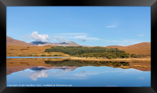 Majestic Scottish Highlands Framed Print by jim Hamilton