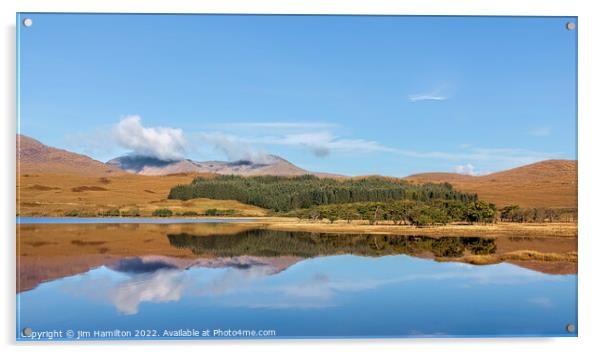 Majestic Scottish Highlands Acrylic by jim Hamilton