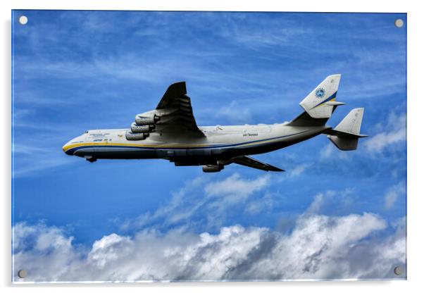 Antonov An-225 Mriya Acrylic by Derek Beattie