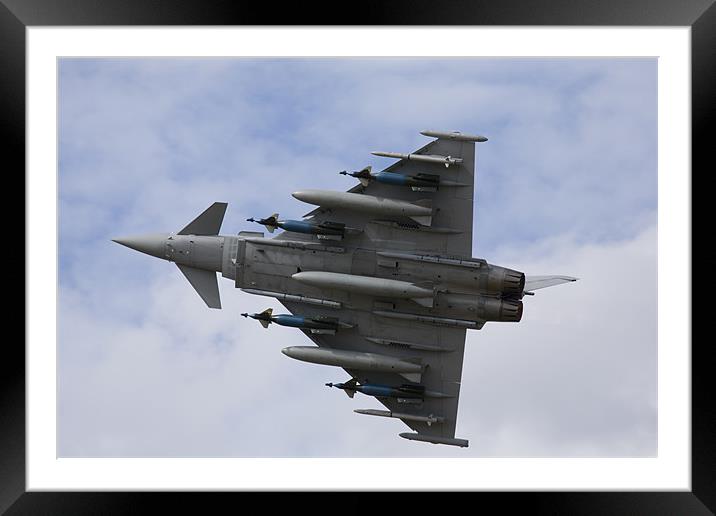 BAE Typhoon Framed Mounted Print by Ian Middleton