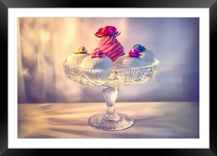 Cupcake Selection  Framed Mounted Print by Alison Chambers