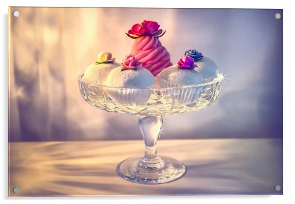 Cupcake Selection  Acrylic by Alison Chambers