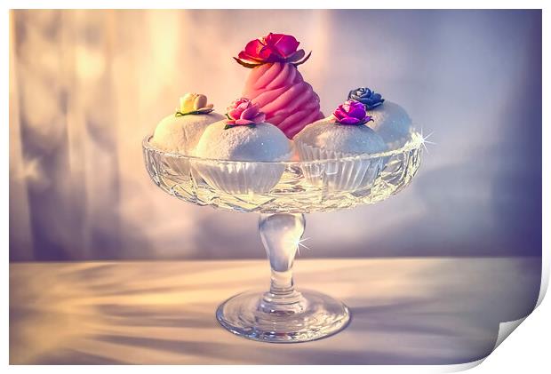 Cupcake Selection  Print by Alison Chambers