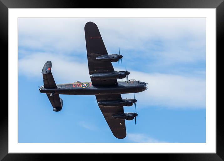 Lancaster bomber Framed Mounted Print by Jason Wells