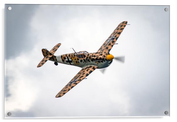 Buchon Bf 109 Acrylic by J Biggadike
