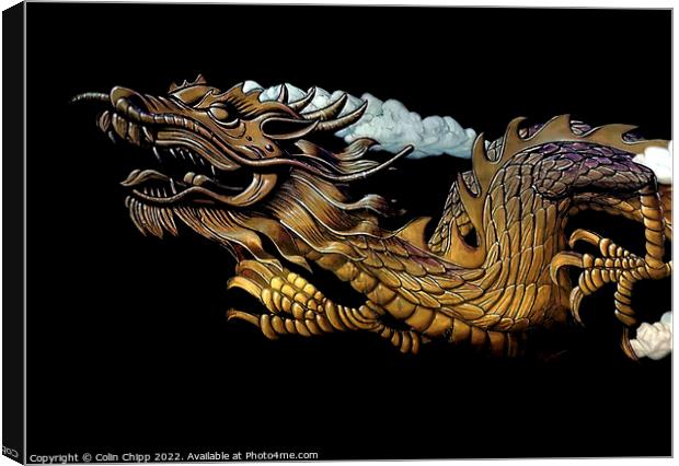 Chinese dragon Canvas Print by Colin Chipp