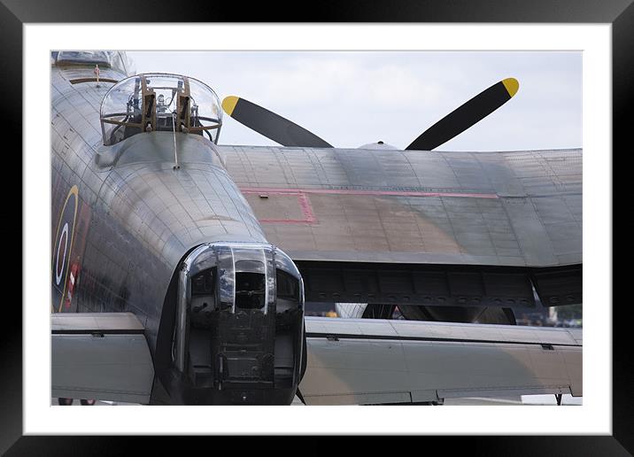 Avro Lancaster bomber Framed Mounted Print by Ian Middleton