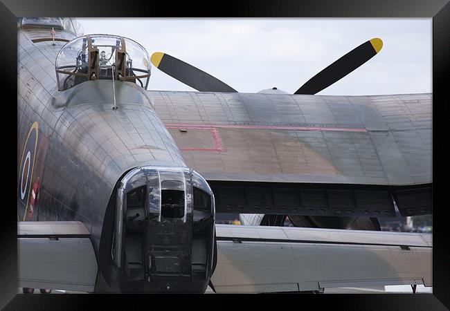 Avro Lancaster bomber Framed Print by Ian Middleton