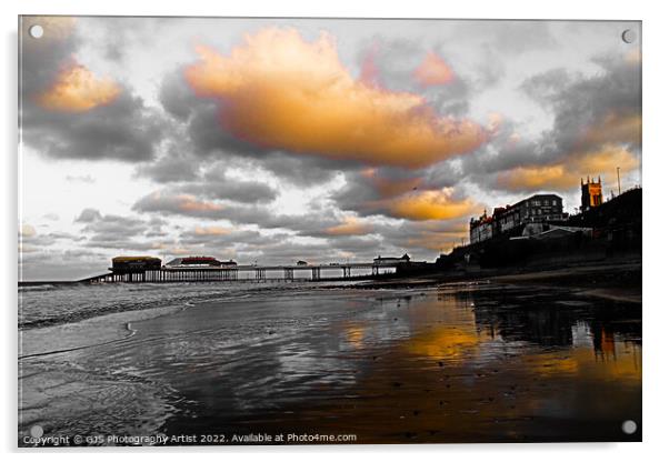 Cromer in Orange Acrylic by GJS Photography Artist