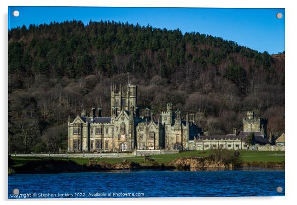 Margam Country Park Acrylic by Stephen Jenkins