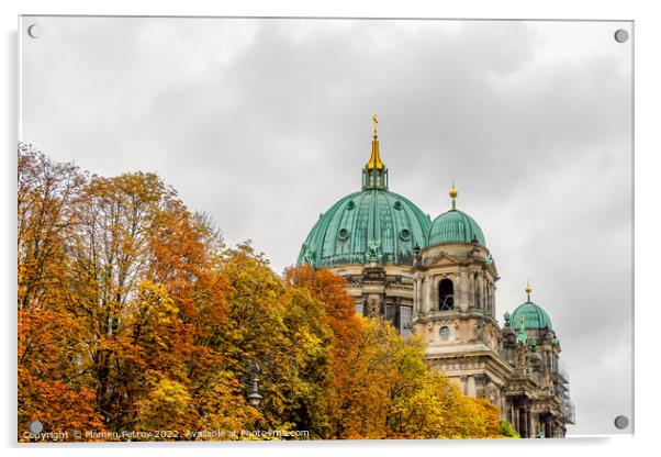Autumn in Berlin, Germany. Acrylic by Plamen Petrov