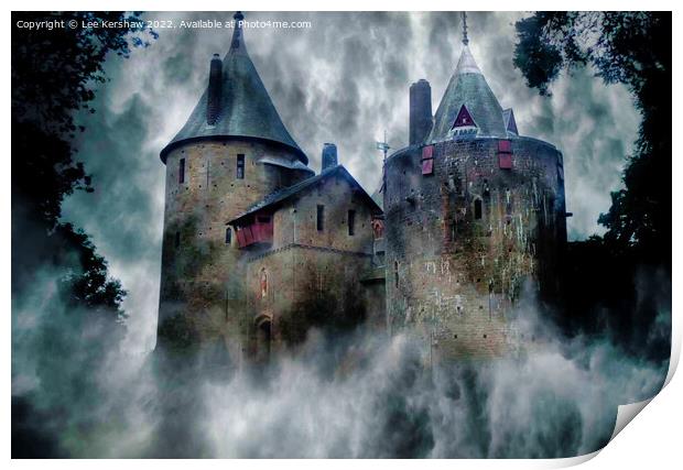 Castle Coch (The Red Castle) Print by Lee Kershaw