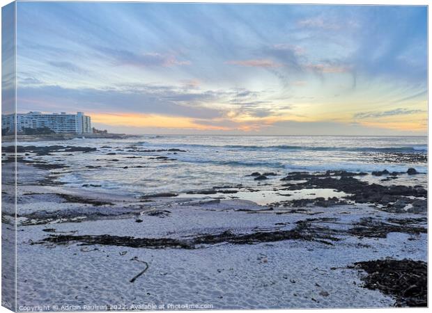 Sunset in Cape Town Canvas Print by Adrian Paulsen