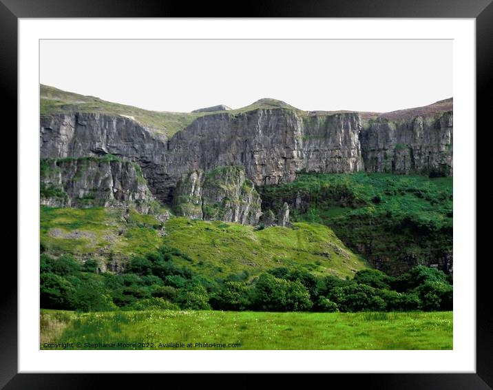The Benbulben Escarpment Framed Mounted Print by Stephanie Moore
