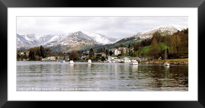 Lake Windermere Framed Mounted Print by Mike Streeter